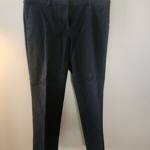 LOFT Classic Riviera Slim Black Trousers 12p